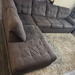 Large Brown Sectional 