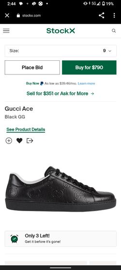 Gucci shoe strings top