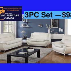 FREE DELIVERY💥Brand New 💥3PC Sofa, Loveseat, Chair Set 