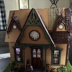 wood doll house