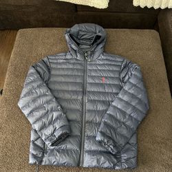 Navy Polo Ralph Lauren Puffer jacket Size Medium 