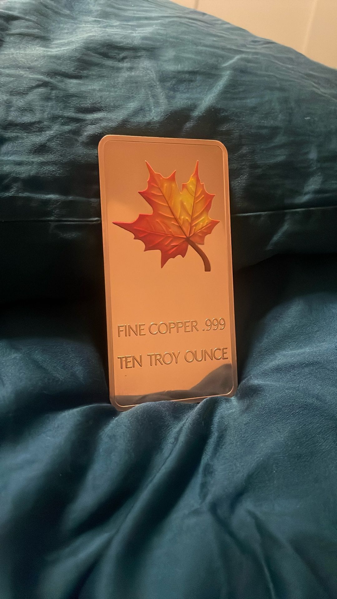 Fine Copper .999 Ten Troy Ounce