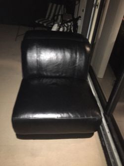 Leather sectional middle piece