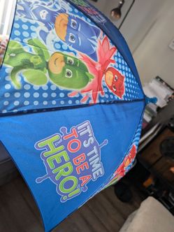 Kid's Umbrella: Blue PJ Masks
