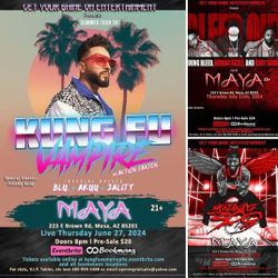 Kung Fu Vampier X Young Bleed And Montana Of 300 Tickets