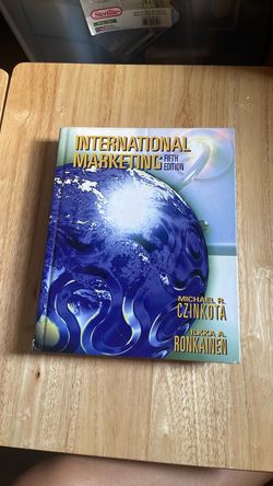 International Marketing Fifth Edition Textbook
