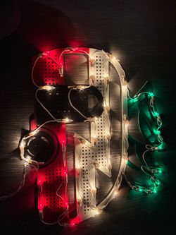 17” long Lighted Vintage Style Christmas Camper