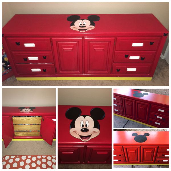 Red Mickey Mouse Credenza For Sale In Scottsdale Az Offerup