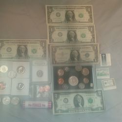 Coins,Bills and Stamps Collection! I'm Getting Out Of Everything Except Errors.