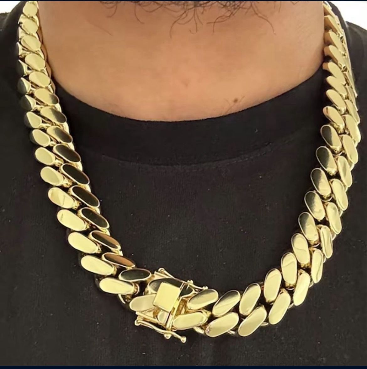 Miami Cuban chain 14k GP Great Quality