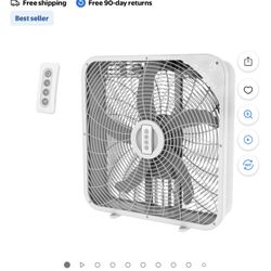 The Aspen 20” Box Fan New Open Box! 