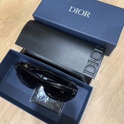 Christian Dior Diamond S6I Black Square Sunglasses