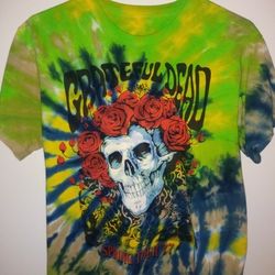 Grateful Dead Spring Tour 77' Men's small. Liquid Blue tee shirt.