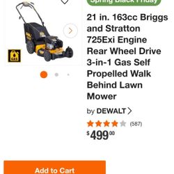 DEWALT Lawn Mower 