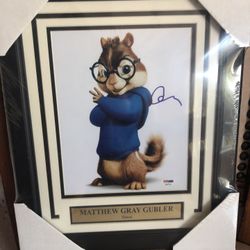 Chipmunks- autograph Simon picture