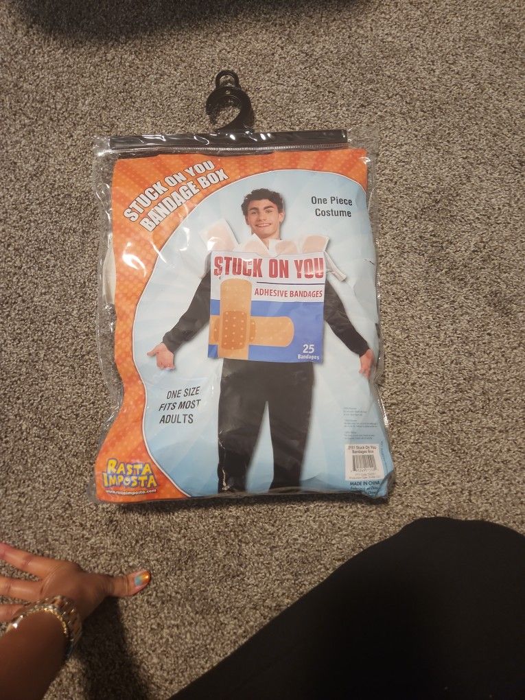 Halloween Costume Band Aid Box