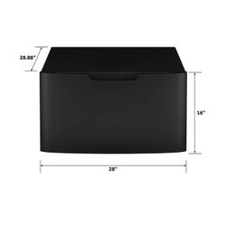GE 28 in. Wide Laundry Pedestal in Carbon Graphite