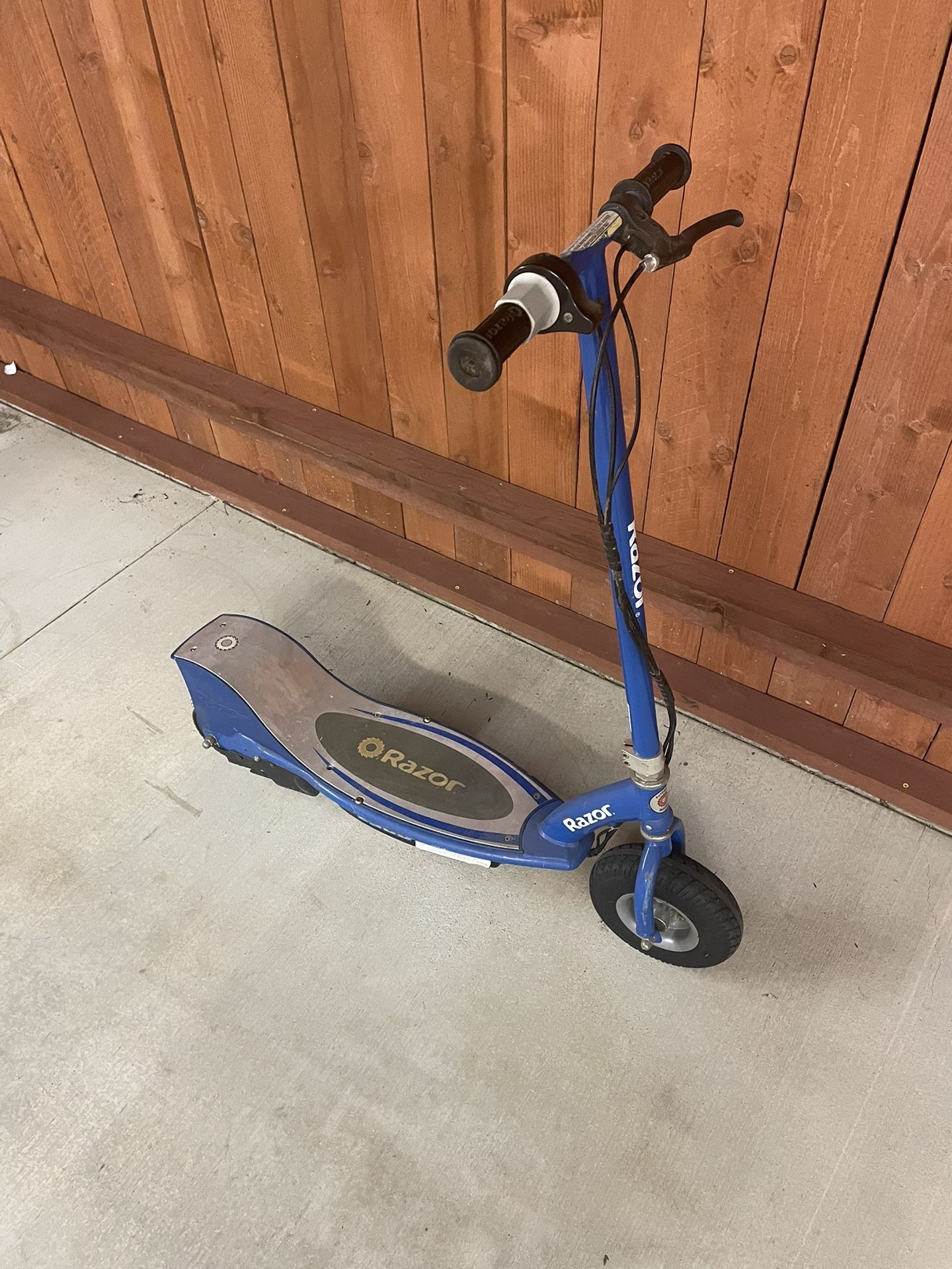 Blue Razor Electric Scooter