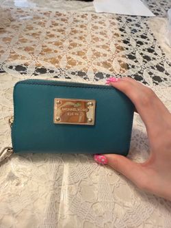 Michael Kors Teal women’s wallet!!!!