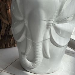 Antique, MCM & Vintage Asian Chinese Chinoiserie Garden Stools 1 White Elephant Table $125 Firm.  Other Items & Prices Below.