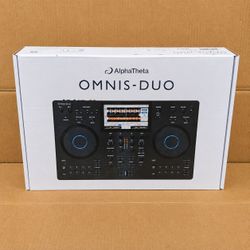 Pioneer DJ Omnis Duo Battery Powered Rekordbox Serato Controller 2 Channel Mixer WiFi Bluetooth SD Card Reader Apple Music 🚨 Payment Options Availabl