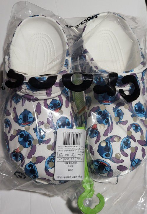 Crocs Stitch All Over Print Size (9) WOMAN New With Tags 