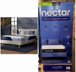 Nectar 12” Cooling Memory Foam Mattress in King Brand New In Box Only $299