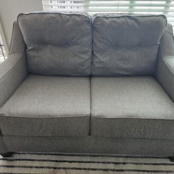 Modern Grey 2-Seater Couch/
Loveseat - Great Condition