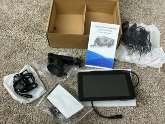 Wireless Backup Camera with 7” 1080P HD Monitor – Safe & Easy Reversing for Any Vehicle