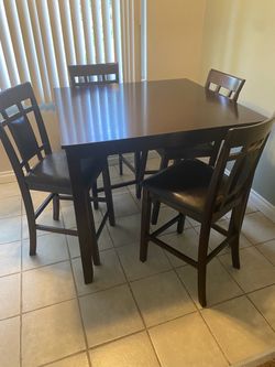 Table and chairs