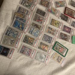 PSA pokemon slabs