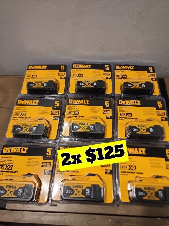 Dewalt Battery 5.0 NEW🔥💋
