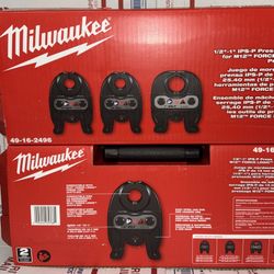 Milwaukee 1/2”-1” IPS Press Tool Jaw Kit for M12 Pro Press. Model #49-16-2496.