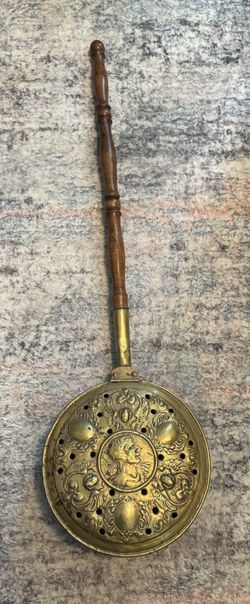 Antique Brass Bed Warmer