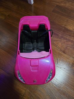 Barbie toy car