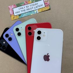 Apple IPhone 12 5G - Only $5 Today Pay The Rest Later! 
