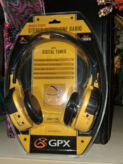 GPX Rugged Sports Stereo Headphone Radio