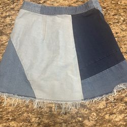 Blue Jean Denim Skirt (s)