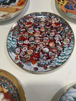 Franklin Mint Heirloom Recommendation  Cat Collector 8” Plates Lot of 5  in Miami Dolphin Mall area.