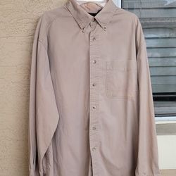 MEN'S SIZE M CASUAL LONG-SLEEVED SHIRT by "TRADER BAY" 
