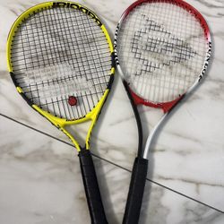 Kids Tennis Rackets – Babolat 23 + Dunlop Nitro 25 – $40 for Both