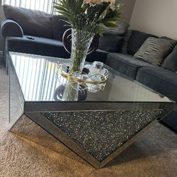 Mirror Glass Coffee Table