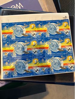 Apollo envelope sticker