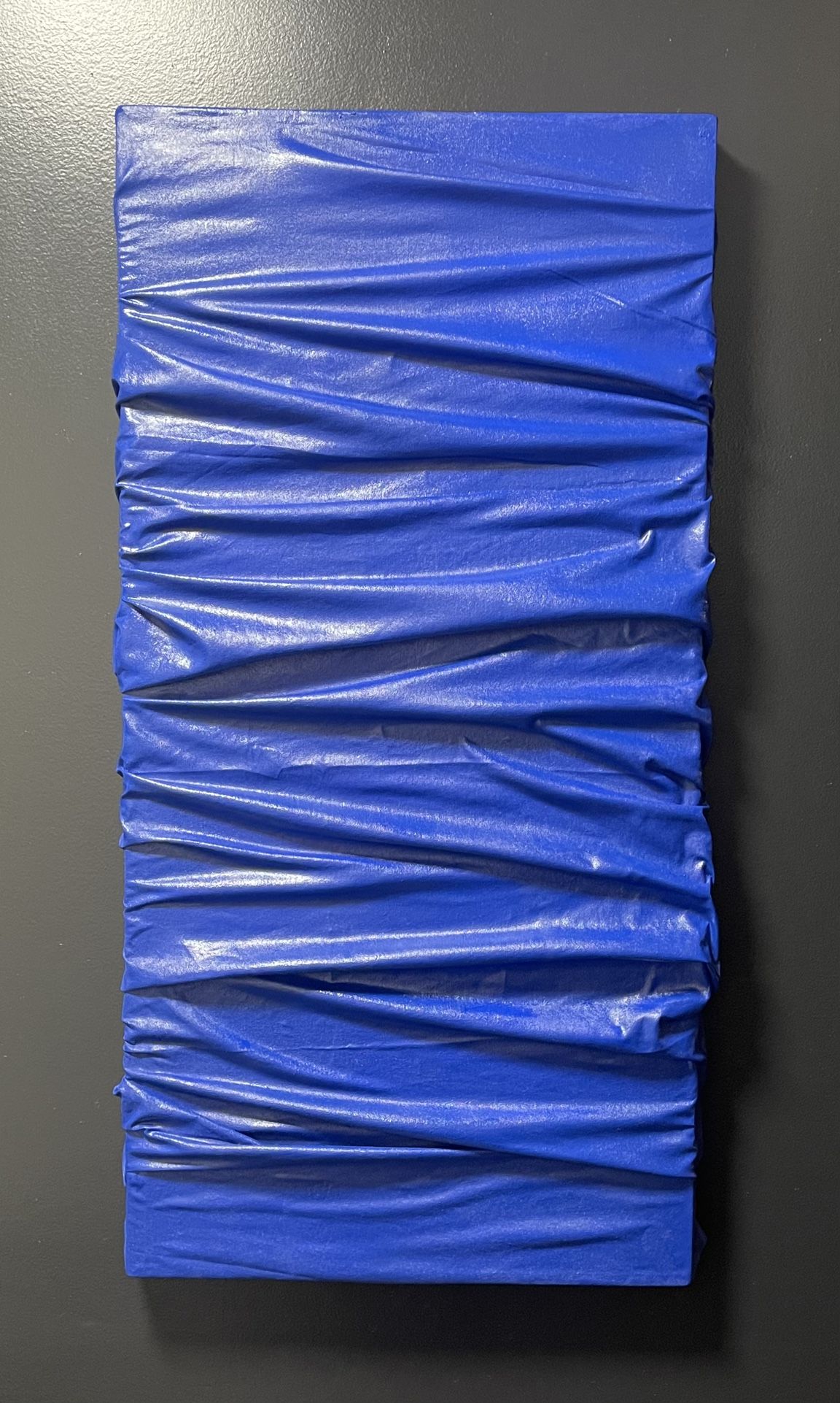 3D Fabric Canvas Art True Blue Original Art $100