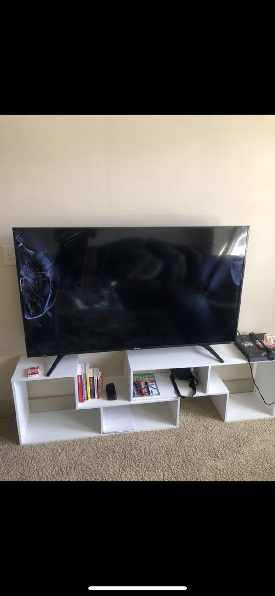 65 Inch smart tv cracked screen