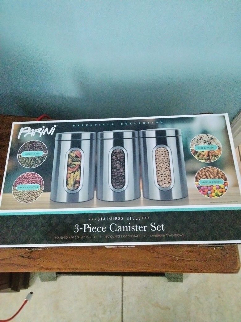 Parini stainless Steel canister Set