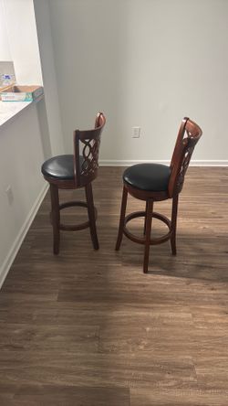 Set of 2 Swivel Bar Stools- Must PickUp