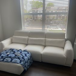 Name your price!! Teddy Wool Modern Sectional Sofa 3 Seat L