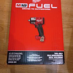 BRAND NEW ONLY TOOL  M18 MILWAUKEE MID TORQUE IMPACT WRENCH 