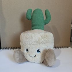 PinkSky Cute Potted Cactus Weighted Stuffy
